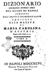 1796 - Dizionario Geografico-Istorico-Fisico